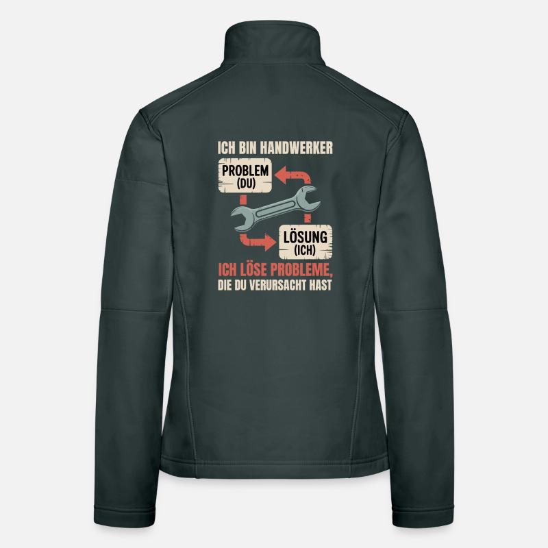 Ich bin Handwerker: Lösung statt Problem Frauen Softshelljacke