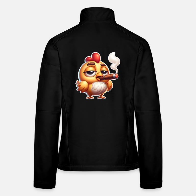 Cigare au poulet Veste en tissu softshell Femme