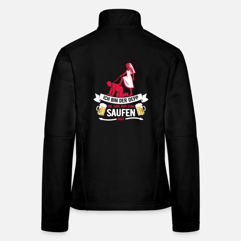 Ich bin der Depp - JGA Team Bräutigam Frauen Softshelljacke