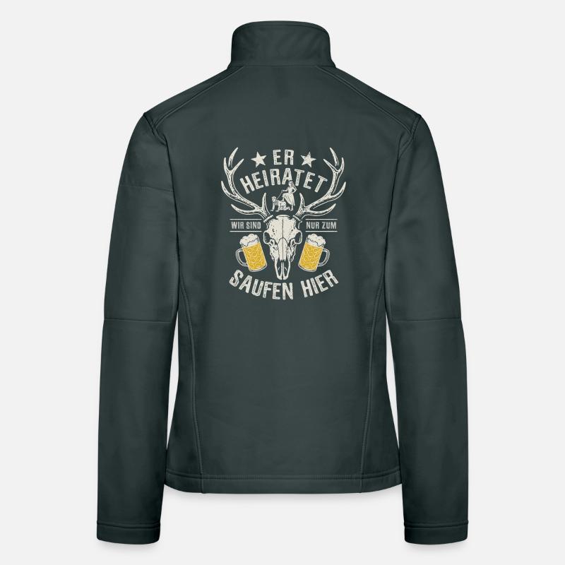 He's getting married - JGA Team Bräutigam Women's Softshell Jacket