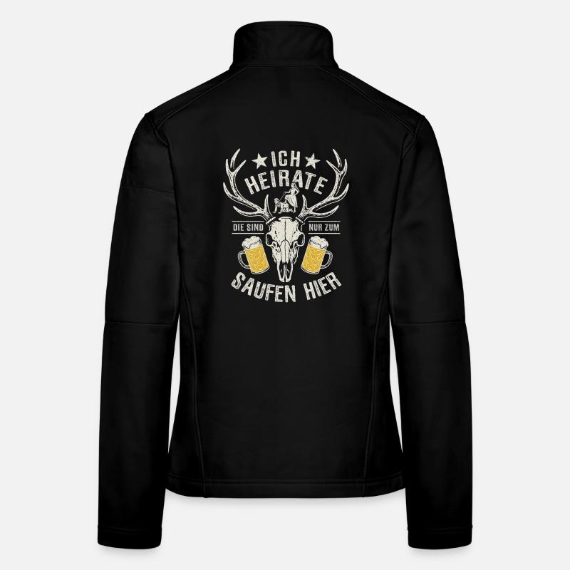 Je vais me marier - JGA Team Bräutigam Veste en tissu softshell Femme