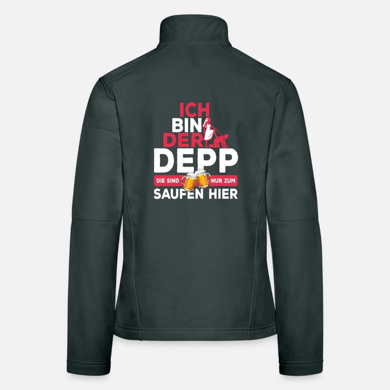 Ich bin der Depp - JGA Team Bräutigam Frauen Softshelljacke