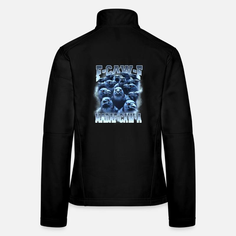 Tempête de corbeaux F-Caw-A Veste en tissu softshell Femme