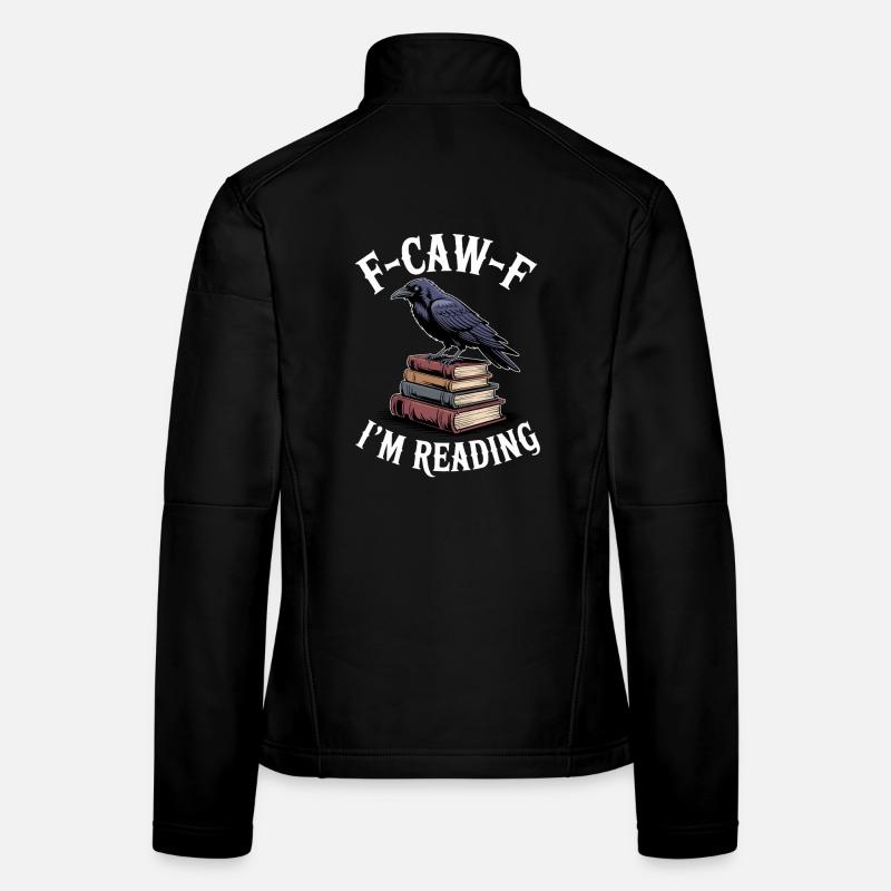 Raven on Books – Reading Happiness Women's Softshell Jacket