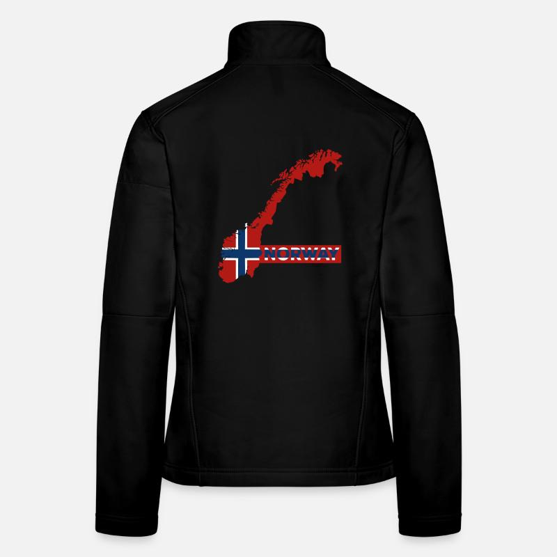 Norway Vacation Nature Gift Women's Softshell Jacket
