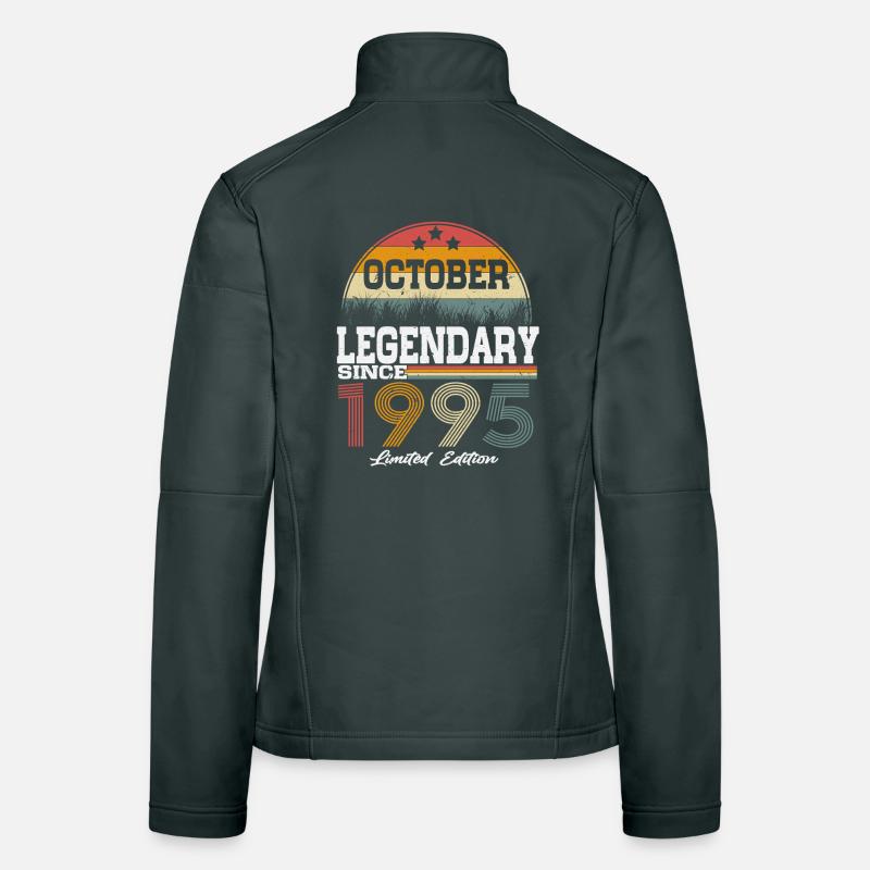 Des légendes sont nées en octobre 1995 Veste en tissu softshell Femme