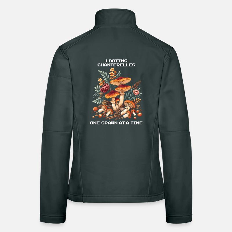 Looting chanterelles | One Spawn at a Time Women's Softshell Jacket