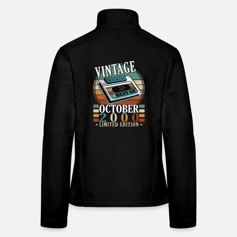 Octobre 2000 Jubilé 2000 Octobre Veste en tissu softshell Femme