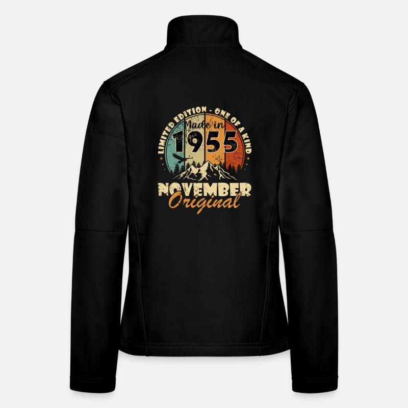 70e anniversaire - Original - Novembre 1955 Veste en tissu softshell Femme