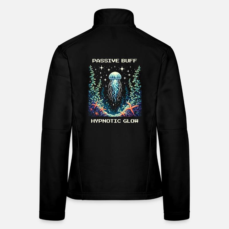 Passive Stärkung : Hypnotischer Glow | Quallen Veste en tissu softshell Femme