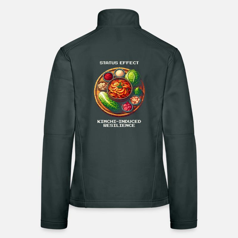 Status-Effekt: Kimchi-Resistenz | Korea Food Frauen Softshelljacke
