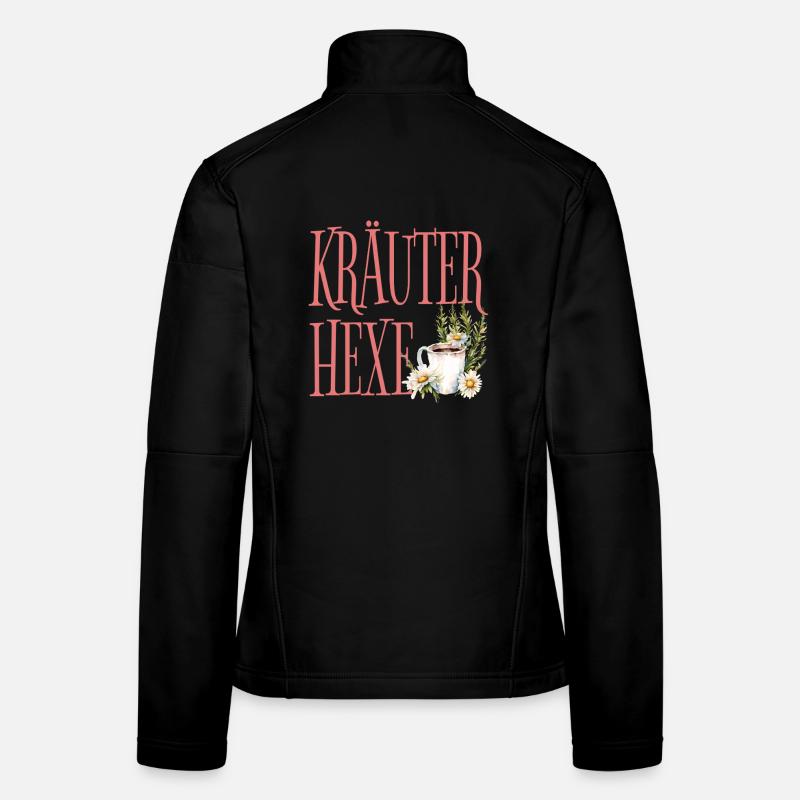 Mystical herb design for nature-loving witch Women's Softshell Jacket