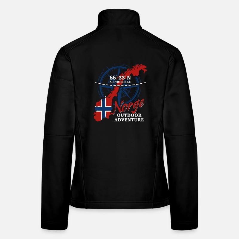 Arctic Circle Norge - Cadeau de vacances en Norvège Veste en tissu softshell Femme