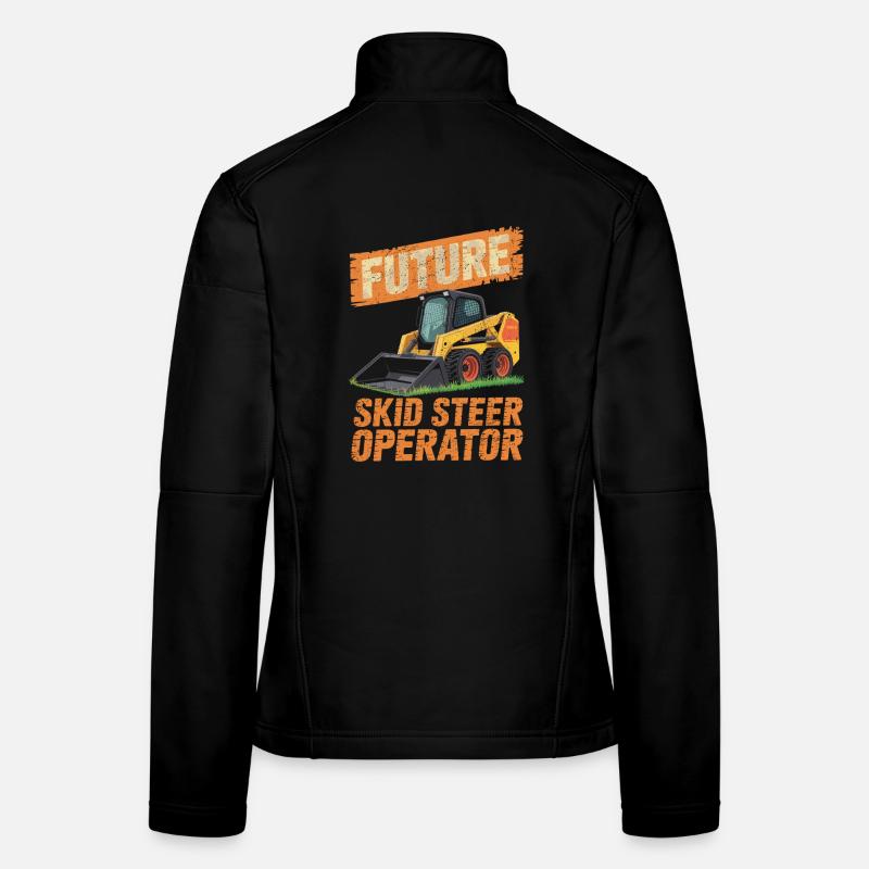 Skid Steer Operator Skid Steer Loader Women's Softshell Jacket