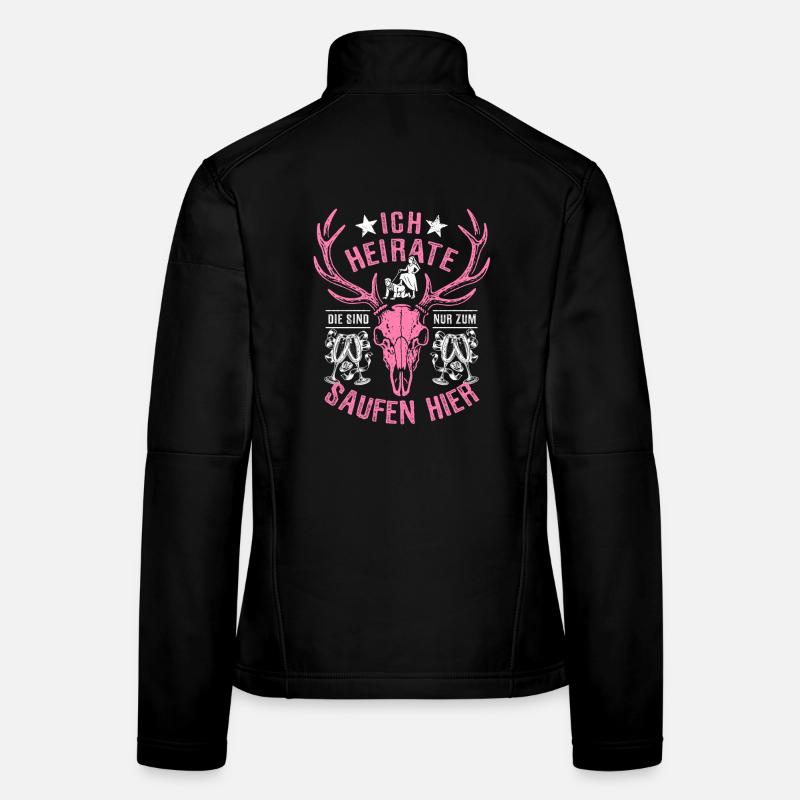 Bachelorette Party - I'm getting married Women's Softshell Jacket