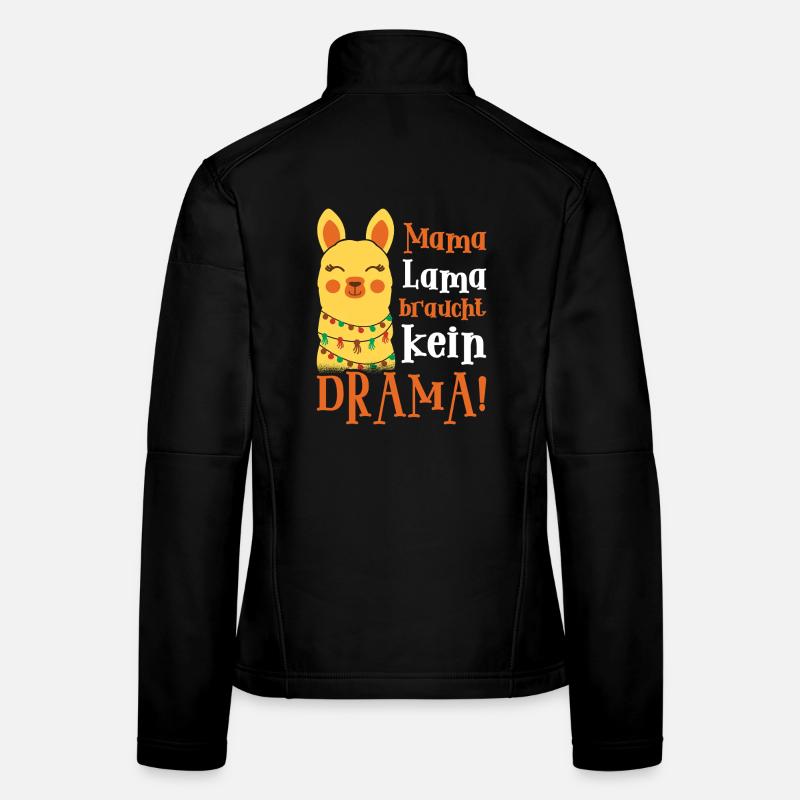 Grossesse MAMA LAMA N’A PAS BESOIN DE DRAME Veste en tissu softshell Femme