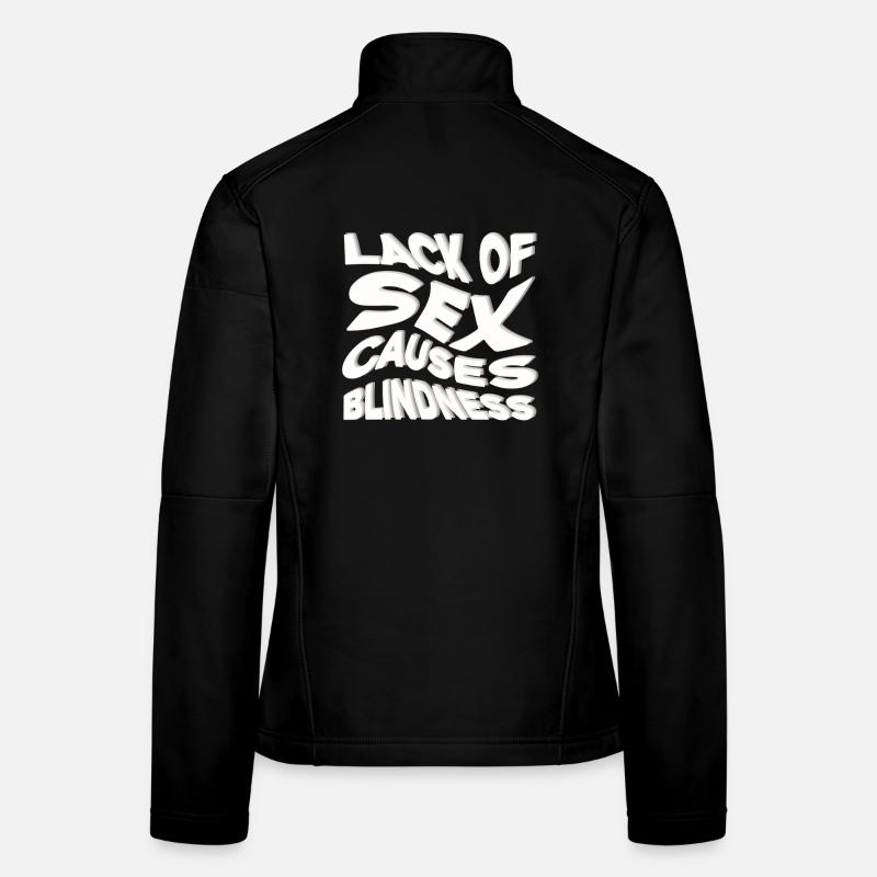 Manque de sexe : satire de l’aveuglement Veste en tissu softshell Femme