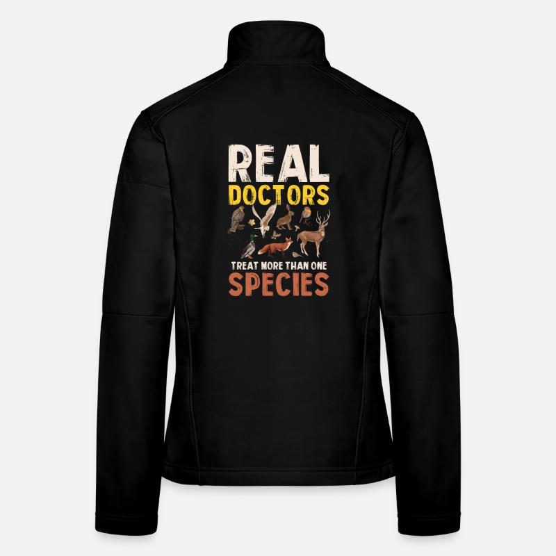 De vrais médecins : guérir pour la biodiversité Veste en tissu softshell Femme
