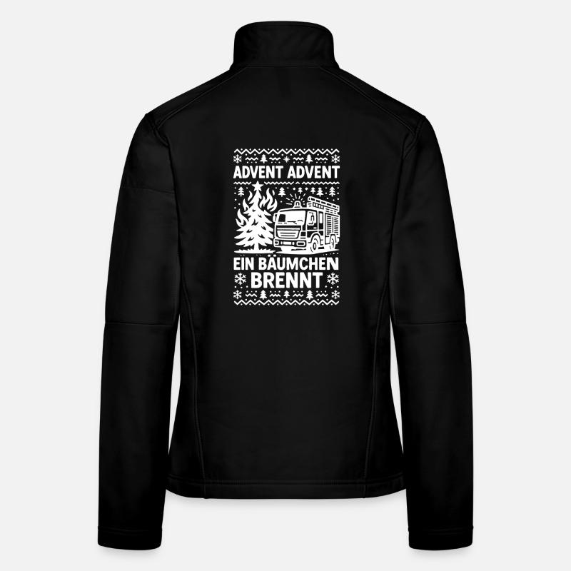Advent, Advent ein Bäumchen brennt - Feuerwehr Frauen Softshelljacke