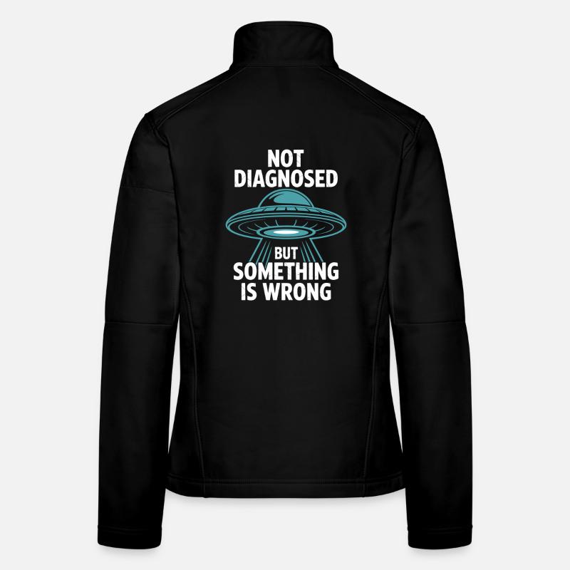 Nicht diagnostiziert, aber irgendwas passt Frauen Softshelljacke