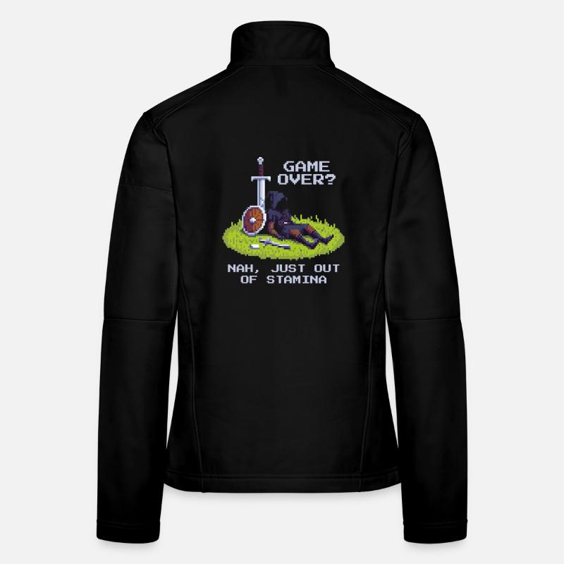 Pas de fin de partie | Only Stamina Empty - RPG Vibe Veste en tissu softshell Femme