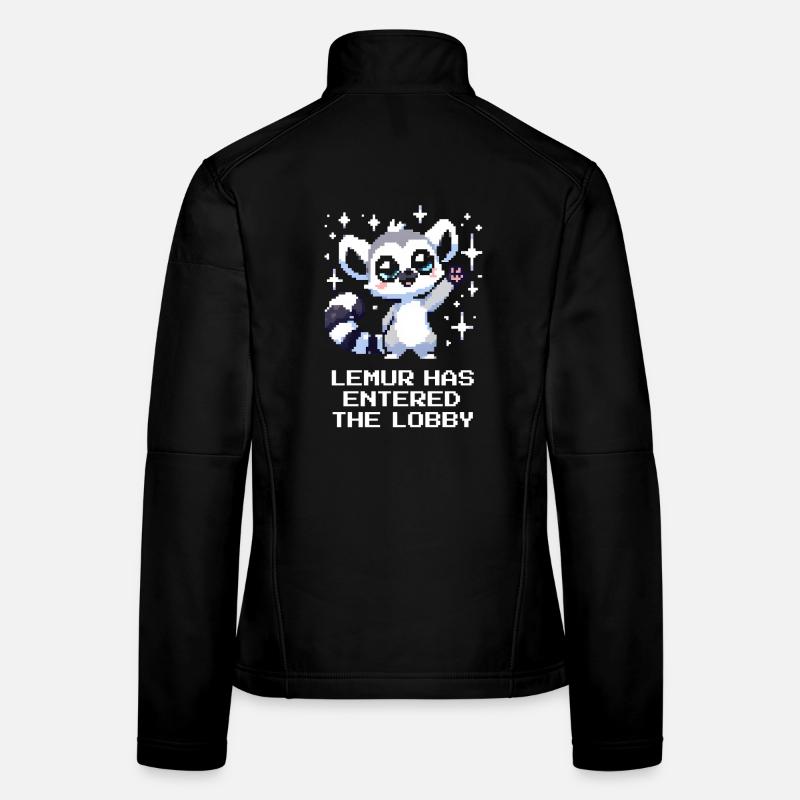 Lemur has entered the lobby | Gaming Women's Softshell Jacket