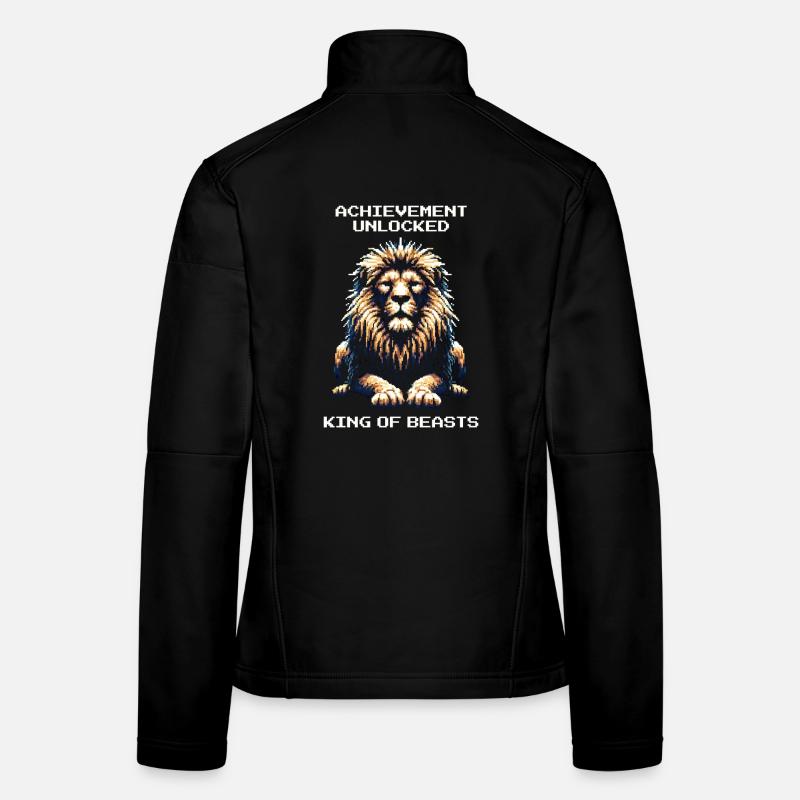 Unlocked: Beast King Achievement | Lion Game Women's Softshell Jacket
