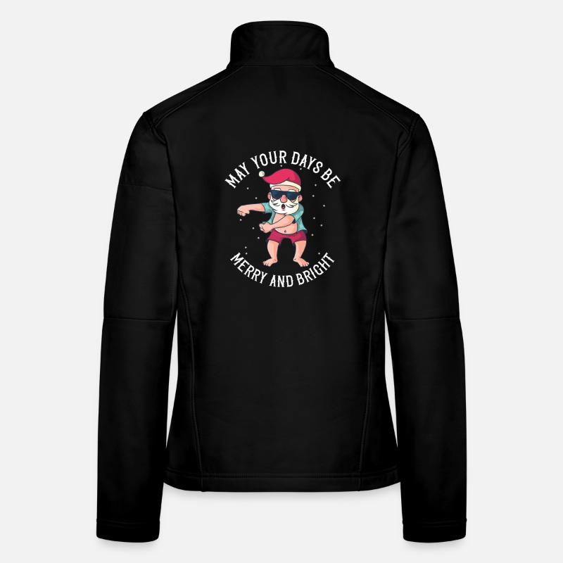 Dabbing Santa - Saint-Nicolas n’est pas froid Veste en tissu softshell Femme