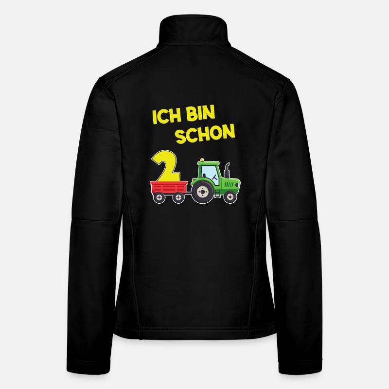 Ich Bin Schon 2 Traktor 2 Jahre Alt Geburtstag  Frauen Softshelljacke