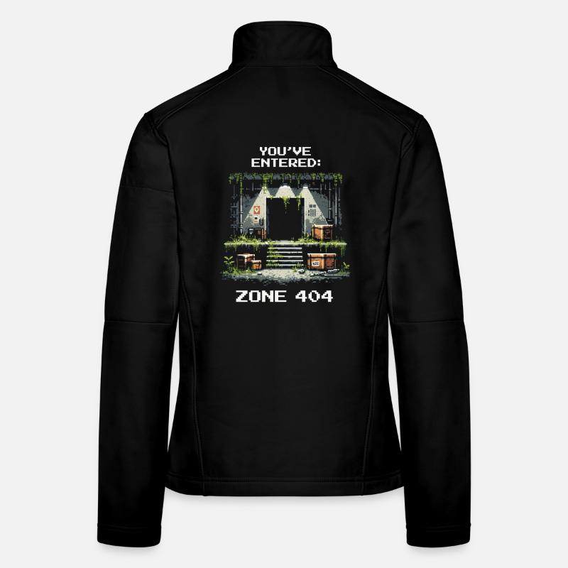Découverte de la Zone 404 | Localisation non trouvée - Humour Veste en tissu softshell Femme
