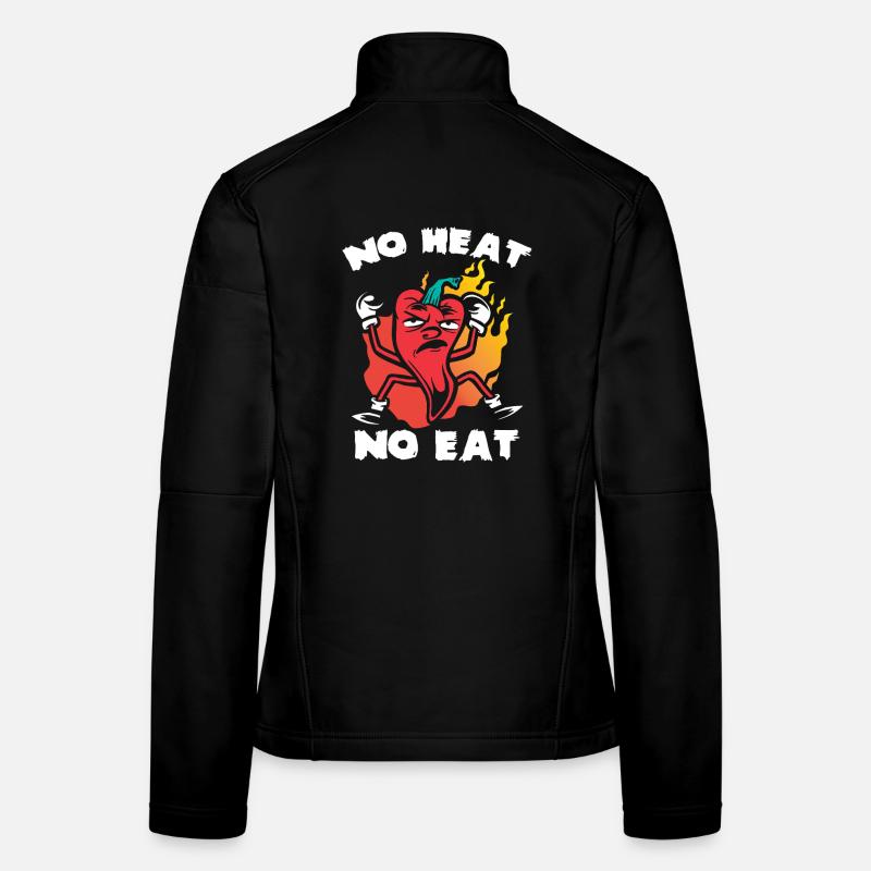 Chili Herz Kein Fleisch Frauen Softshelljacke