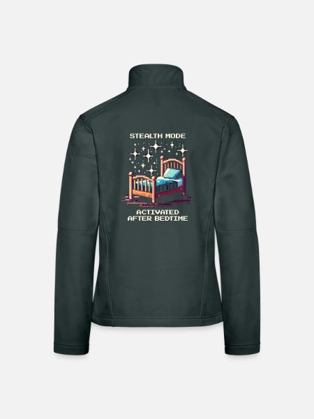 Stealth mode: after bedtime | Parents - Women's Softshell Jacket - black