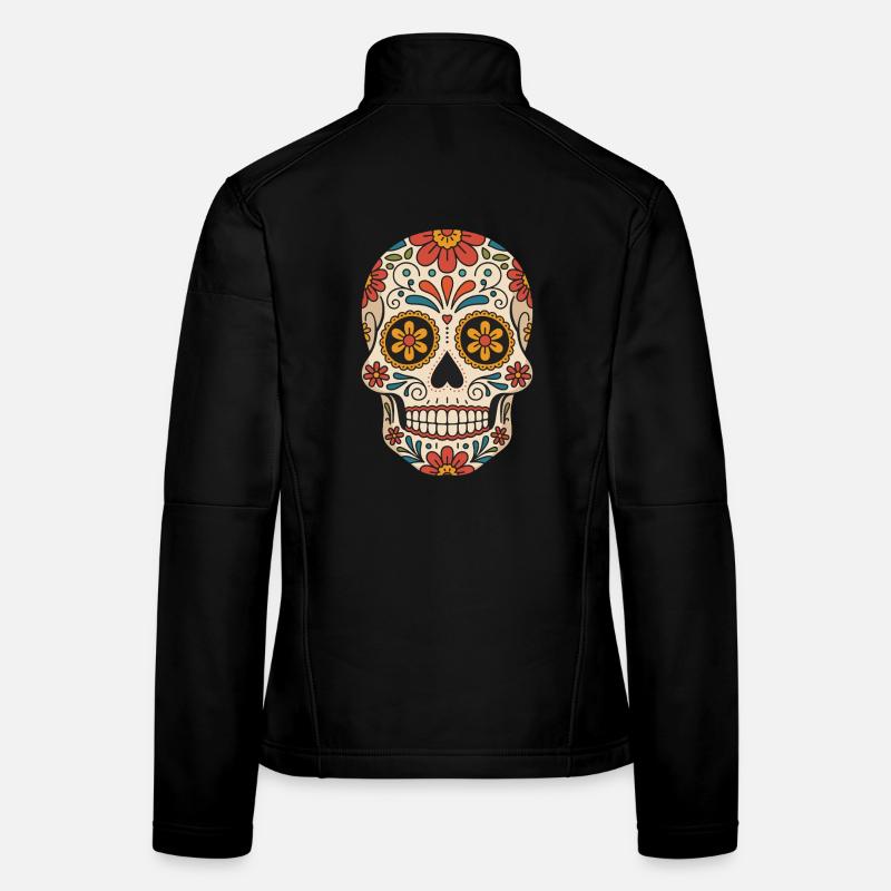 Cinco De Mayo Skull Symbol Celebration Women's Softshell Jacket