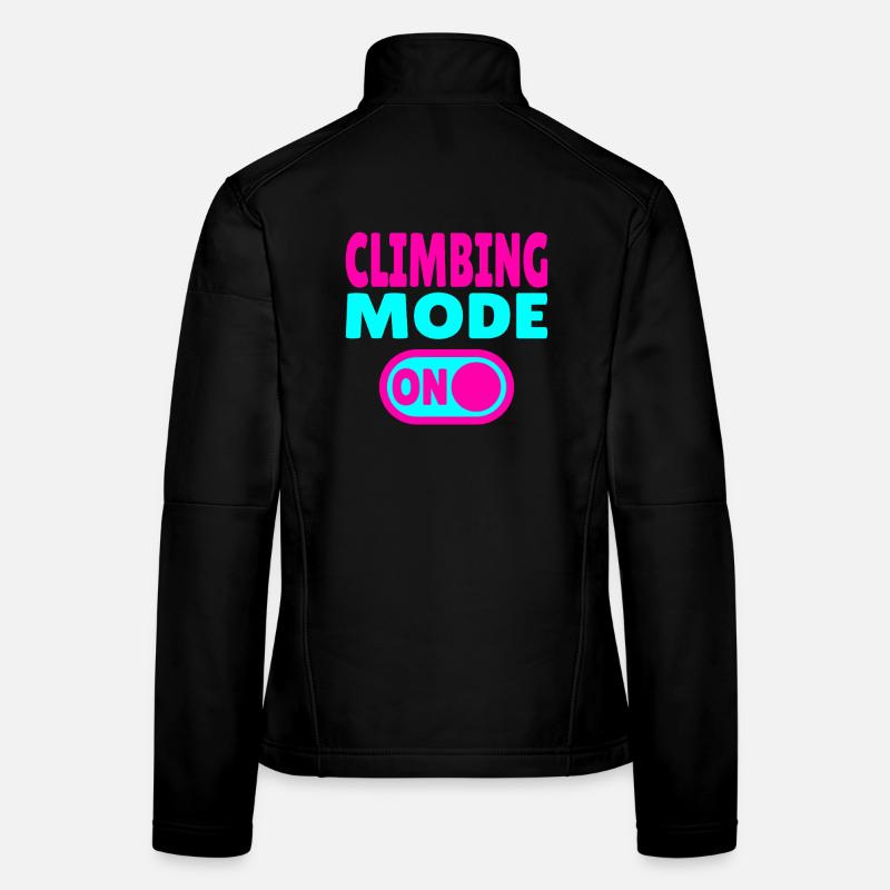 Mode d’escalade activé – Style Boulder & Kletter Veste en tissu softshell Femme