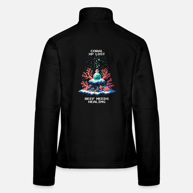 XP de corail perdu | Récif corallien, Conservation marine Veste en tissu softshell Femme