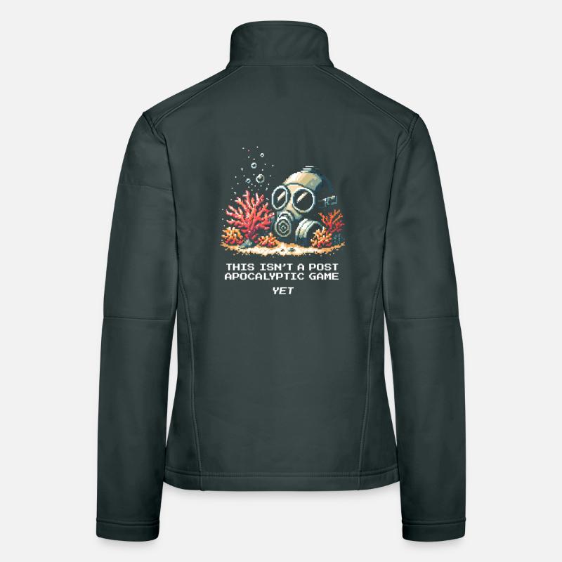 Noch keine Postapokalypse | Meer, Klima, Schutz Frauen Softshelljacke