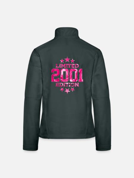 LIMITED EDITION 2001 25TH BIRTHDAY - Women's Softshell Jacket - black - Back