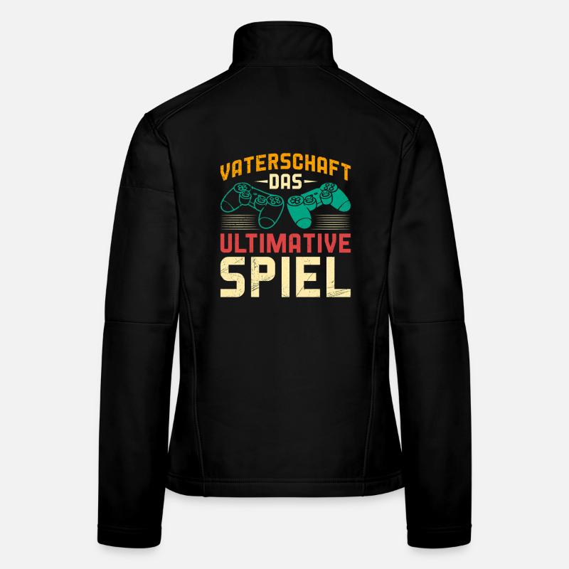 VATERSCHAFT DAS ULTIMATIVE SPIEL Lustiges Frauen Softshelljacke