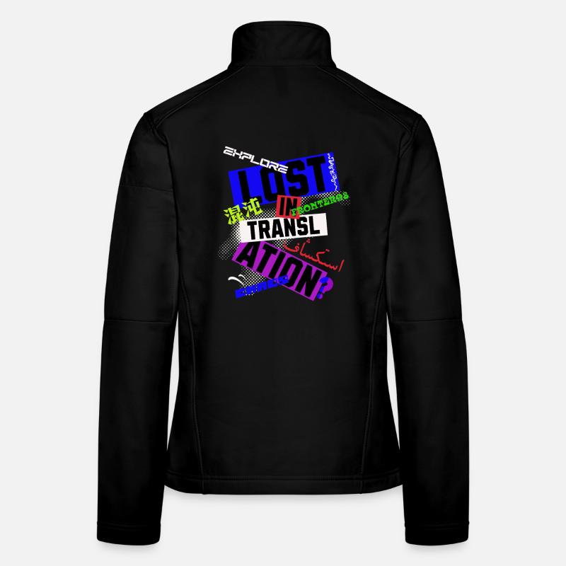 Perdu dans la traduction Veste en tissu softshell Femme