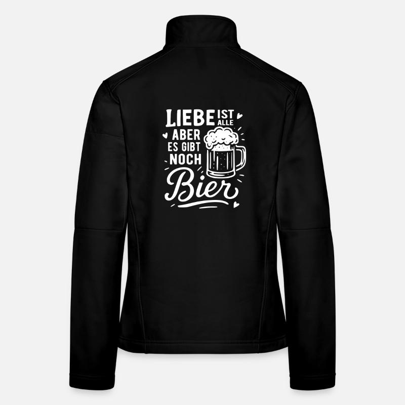 L’amour est tout - Il y a encore de la bière Veste en tissu softshell Femme