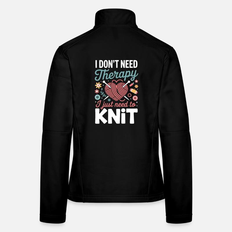 Knit Therapy Herz Frauen Softshelljacke