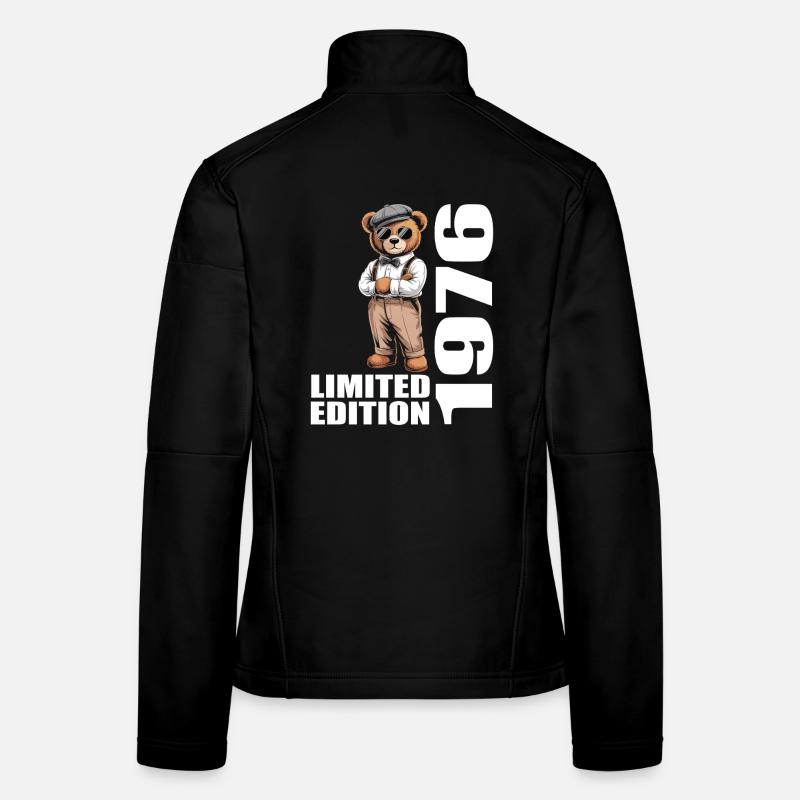 1976 Limited Edition Bär Geburtstag 1976 Frauen Softshelljacke
