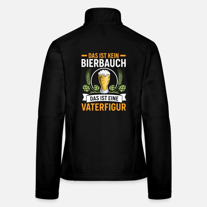 Bientôt papa CE N’EST PAS UN VENTRE DE BIÈRE, C’EST UN Veste en tissu softshell Femme