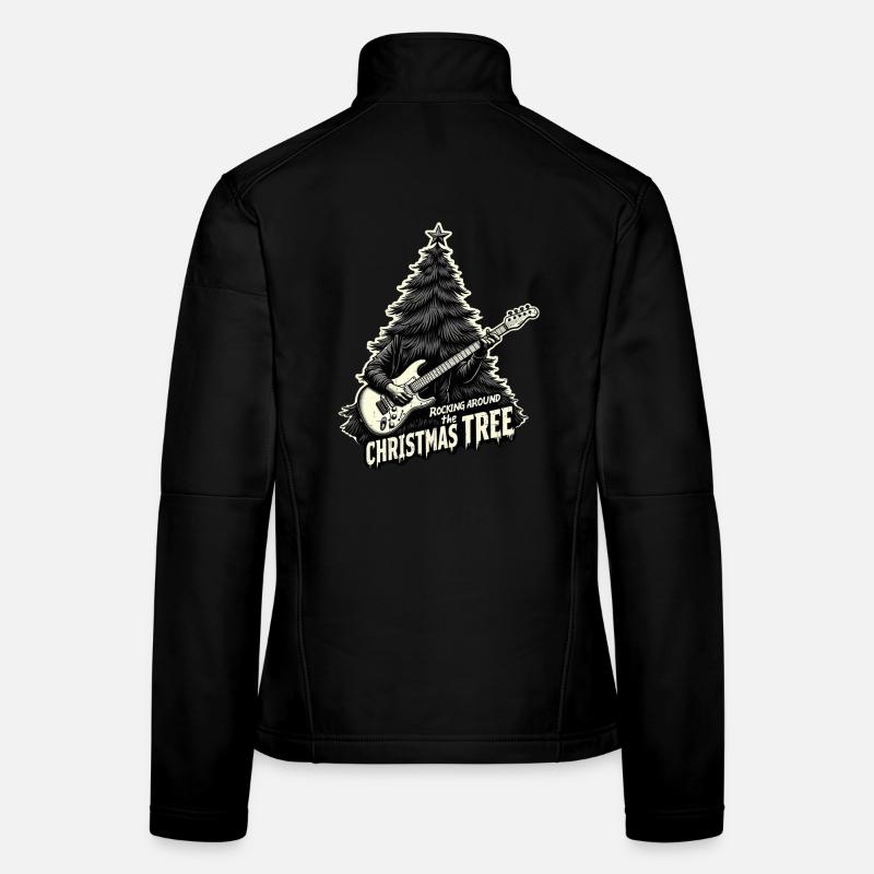 Schaukeln um den Weihnachtsbaum Frauen Softshelljacke