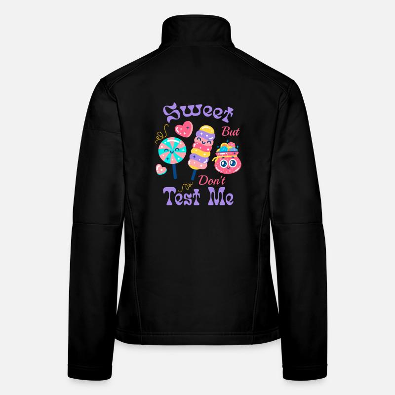 Funny candy gift idea for snack fans Women's Softshell Jacket