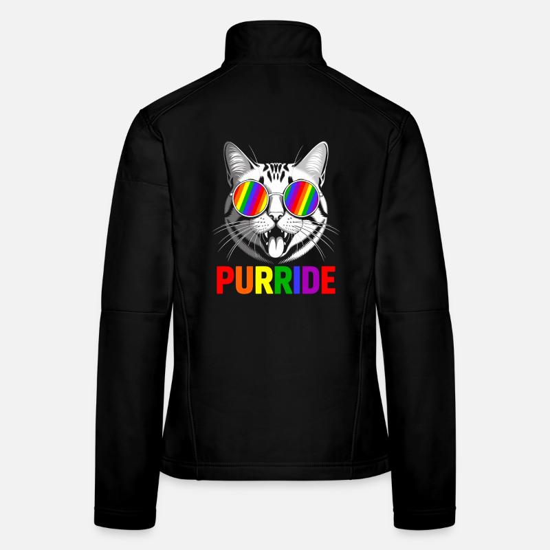 Purride Cat Rainbow Shades Veste en tissu softshell Femme