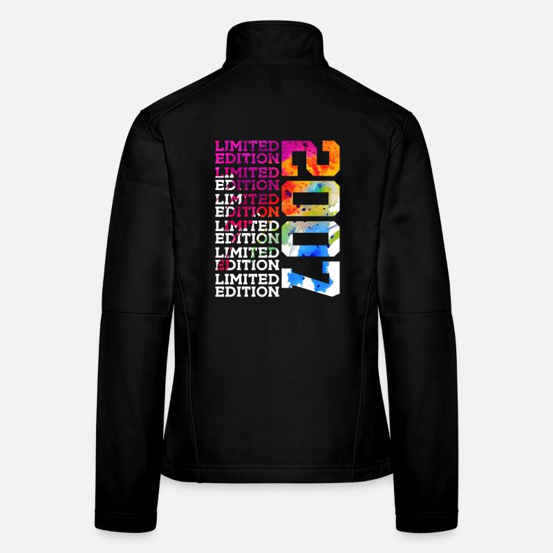 LIMITED EDITION 2007 19 JAHRE 19. GEBURTSTAG Frauen Softshelljacke