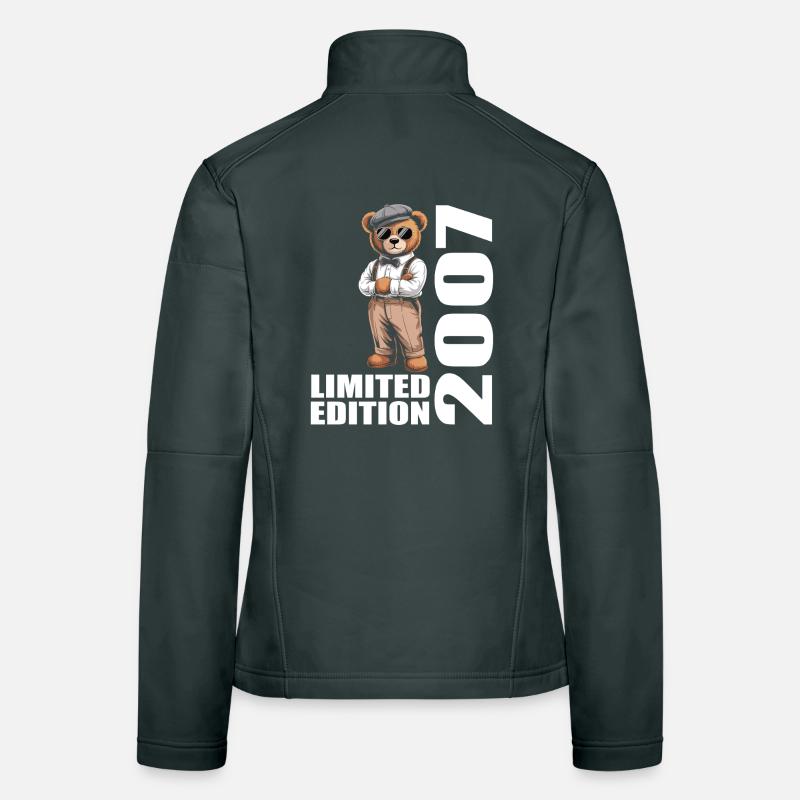 2007 Édition Limitée Ours Anniversaire 2007 Veste en tissu softshell Femme
