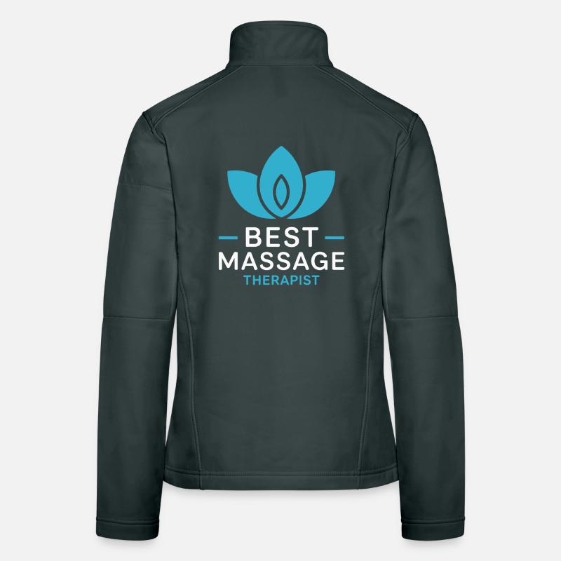 Bester Massagetherapeut Zen Lotus Frauen Softshelljacke