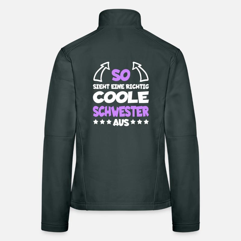 rightcoolsisterspreaddew1 Women's Softshell Jacket